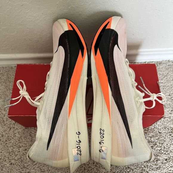Nike ZoomX Streakfly 2 Proto White Orange Black Shoes HF6417-100 Men\'s 12.5 New main image 8
